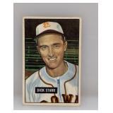 1951 Bowman baseball #137 - Dick Starr 'Browns'