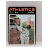 1971 Topps #544 - Vida Blue (SP) 'Athletics' Sta