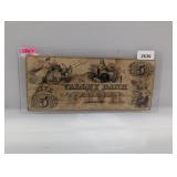 1800's $5 Valley Bank Note
