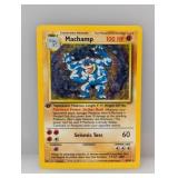 Pokemon 1999 1st Edition Machamp Holo 8 *Dent