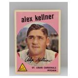 1959 TOPPS Baseball ALEX KELLNER 101 Surface