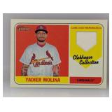 2018ï¿½Toppsï¿½Heritageï¿½Yadierï¿½Molinaï¿½Relic