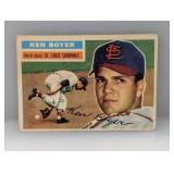 1956 Topps #14 - Ken Boyer 'Cardinals' MK
