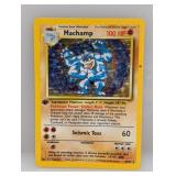 1999 Pokemon 1st Edition Machamp Holo #8 DMG
