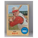 1968 Topps #230 - Pete Rose 'Reds' Surface/Stain