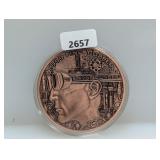 5oz .999 Copper Steampunk Round