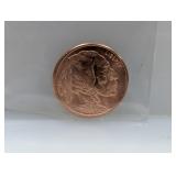 1oz .999 Copper Buffalo Round