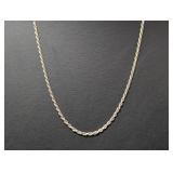 24' .925 Sterl Rope Chain Necklace