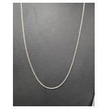 30' .925 Sterl Rope Chain Necklace