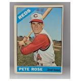 1966 Topps #30 - Pete Rose 'Reds' Crease