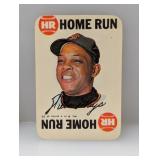 1968 Topps Game Willie Mays Home Run HOF Damage