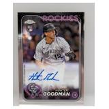 2024 Topps Chrome Hunter Goodman RC Autograph