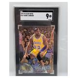1995-96 Fleer Metal #161 Magic Johnson SGC 9 MT