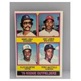 1976 Topps RC Cruz Lemon Valentine Whitfield