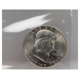 1948-D 90% Silv Franklin Half $1 Dollar