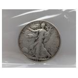 1937 90% Silv Walker Half $1 Dollar