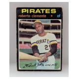 1971 Topps Roberto Clemente HOF Pirates Creases