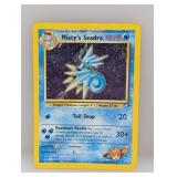 2000 Pokemon Gym Heroes Misty's Seadra Holo #9 DMG