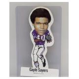 1972 NFLPA Vinyl Stickers Gayle Sayers HOF