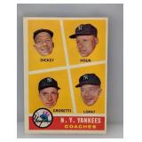 1960 Topps #465 - New York Yankees 'Coaches'
