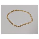 8' Vermeil/.925 Sterl Oval Link Bracelet