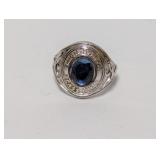 .925 Sterl High School Class Ring Charm