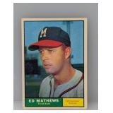 1961 Topps Ed Mathews #120 Edge