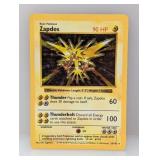 1999 Pokemon Zapdos Holo #16 DMG