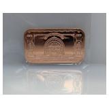 1oz .999 Copper Silver Certificate Bar