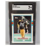 1989 Topps Rookie #323 Rod Woodson SGC 7 NM