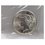 1924 90% Silv Peace $1 Dollar
