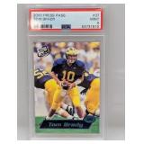 2000 Press Pass Tom Brady Rookie 37 PSA 9