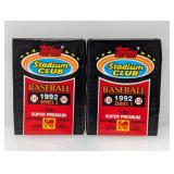 (2) 1992 Topps Stadium Club Series 2 Sealed Pack