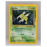 1999 Pokemon Jungle Scyther Holo #10 DMG