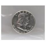 1951 90% Silv Franklin Half $1 Dollar