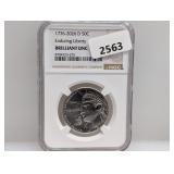 NGC 1776-2026-D BU Enduring Liberty Half $1