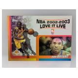 2003 Topps Kobe Bryant Love it Live Foil Corner