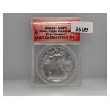 ANACS 2015-W MS70 1oz .999 Silv Eagle $1