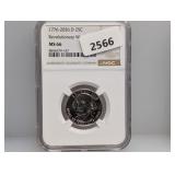 NGC 1776-2026-D MS66 Revolutionary War Quarter