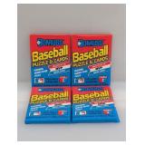 (4) 1989 Donruss Baseball Packs