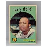 1959 Topps #455 Larry Doby HOF Tigers Crease