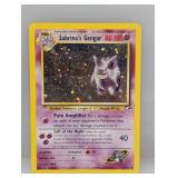 2000 Pokemon Gym Heroes Sabrina's Gengar Holo MP