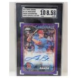 2024 Topps Chrome Baker RC Auto Purp /299 SGC 8.5