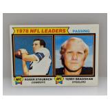 1979 Topps Passing Leaders #1 Stauback/Bradshaw