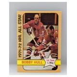 1971-72 NHL Bobby Hull Card 126 Indents/Corners