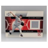 2005 UD Game Jersey Patch Of Curt Schilling E