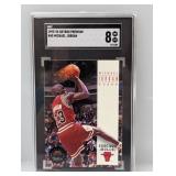 1993-94 Skybox Premium #45 Michael Jordan SGC 8