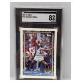 1992-93 Topps Rookie #362 Shaquille O'Neal SGC 8