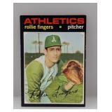 1971 Topps #384 Rollie Fingers HOF Athletics