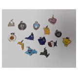 29.3G .925 Sterl Destination Charms/Pendants